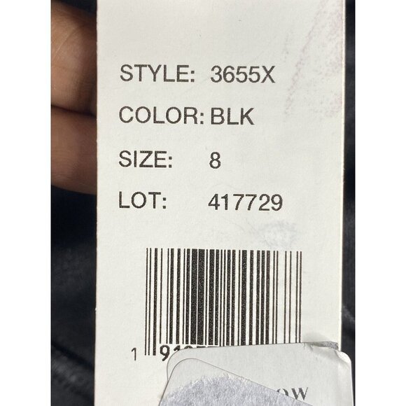 AQUA FORMAL Womens Black Stretch Zippered Halter Full-Length Formal Dress SZ 8 - Picture 9 of 11